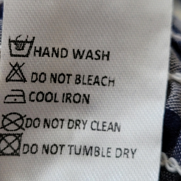 Olivaceous Navy Plaid Puff  Sleeve Smocked Crop Top Ruffle  Skirt Set Navy - Picture 10 of 11